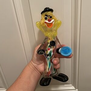 Murano Colorful GlassbClown SEE DESCRIPTION